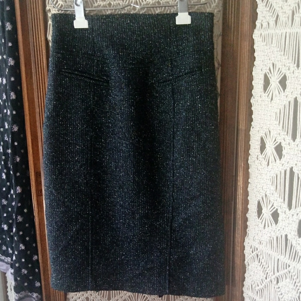Anthropologie tweed pencil skirt